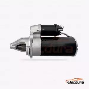 60023708 Heavy-Duty Starter Motor, 12V 1.9kW 9 Teeth, Complete Side View