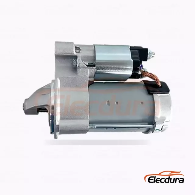 438000-2660 D&eacute;marreur Isuzu, 12 V 120 kW 9 dents, vue du terminal arri&egrave;re