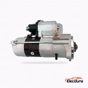 5256155 Cummins 4BT3.3 Engine Starter Motor, 12V 3.0kW 11 Teeth, Complete Side View