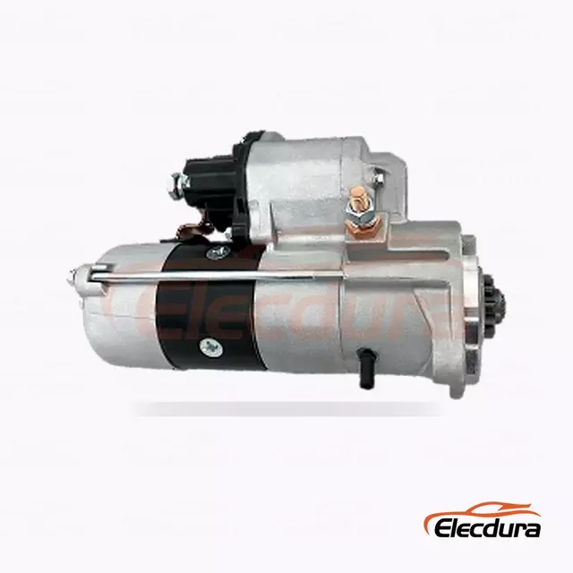 5256155 Cummins 4BT3.3 Engine Starter Motor, 12V 3.0kW 11 Teeth, Complete Side View