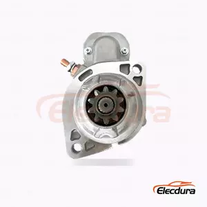 428000-7110 Cummins B4.5 Starter Motor, 12V 3.0kW 10 Teeth, Complete Side View