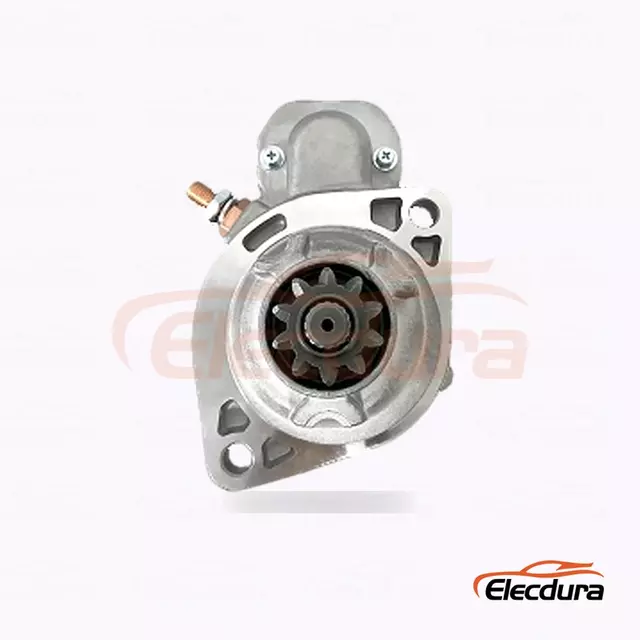 428000-7110 Cummins B4.5 startmotor, 12V 3,0kW 10 t&aelig;nder, komplet set fra siden