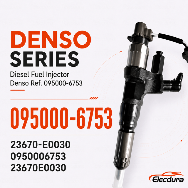 095000-6753 common rail diesel injector for HINO J08E OE matching