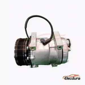 5H14 12V 6PK 119 mm Heavy-Duty A/C Compressor for AGCO agricultural tractor