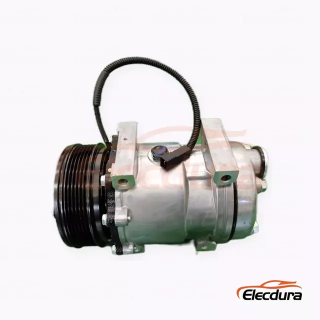 5H14 12V 6PK 119 mm Heavy-Duty A/C Compressor for AGCO agricultural tractor