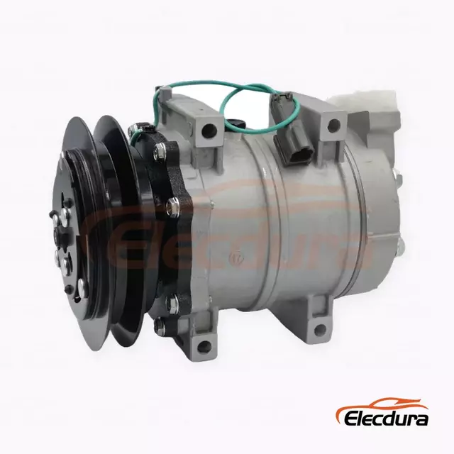 7H15 24V B1 145 mm Heavy-Duty A/C Compressor for Komatsu PC120 excavator