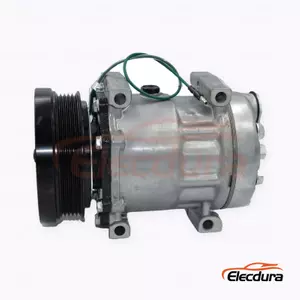 7H15 24V 5PK 119 mm Heavy-Duty A/C Compressor for CAMC Hanma Hummer truck 5PK version