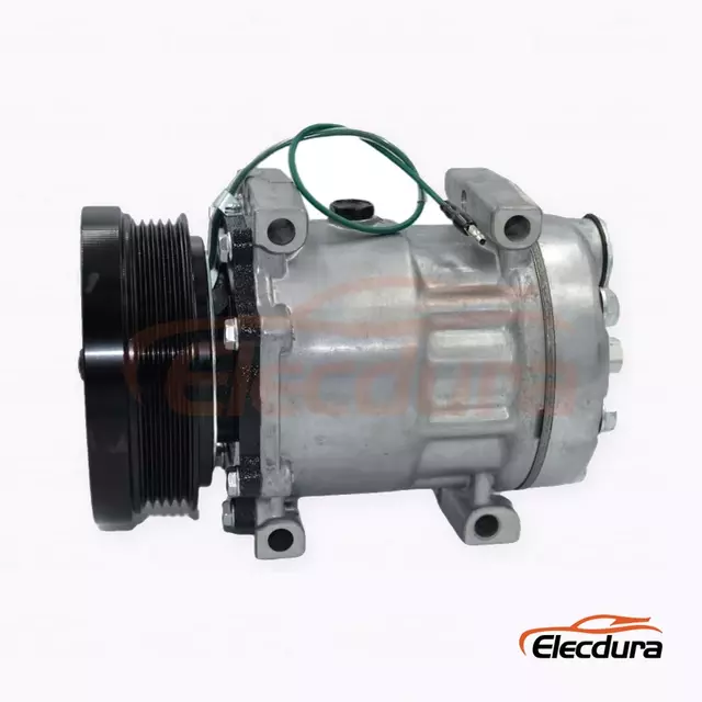 7H15 24V 5PK 119 mm Heavy-Duty A/C Compressor for CAMC Hanma Hummer truck 5PK version