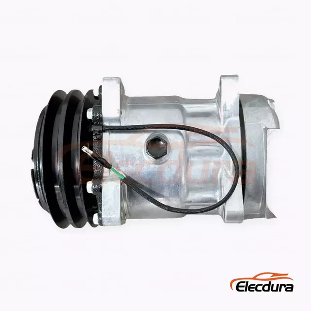 7H15 24V A2 132 mm Heavy-Duty A/C Compressor for FAW Jiefang small J6 angled-port truck