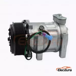 7H15 24V 8PK 119 mm Heavy-Duty A/C Compressor for Shacman Delong M3000 truck