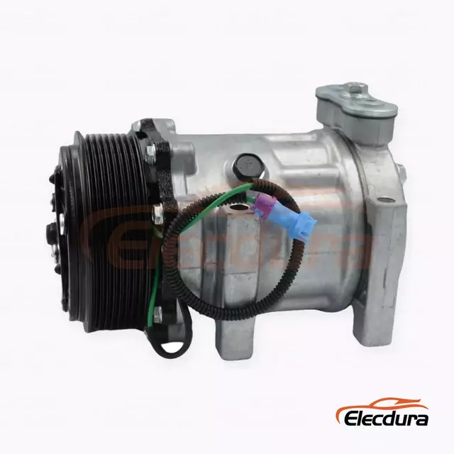 7H15 24V 8PK 119 mm Heavy-Duty A/C Compressor for Shacman Delong M3000 truck