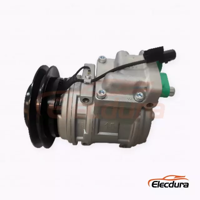 10PA15C 12V A1 142 mm R12 Port Heavy-Duty A/C Compressor for Lonking 55 / 60 excavator