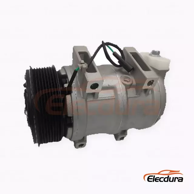 10K17A 24V PV8 119 mm right-15-degree flare Heavy-Duty A/C Compressor for JAC Gallop K truck