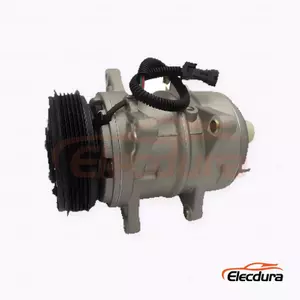 10K17C 24V PV5 119 mm Heavy-Duty A/C Compressor for Dongfeng Tianlong truck