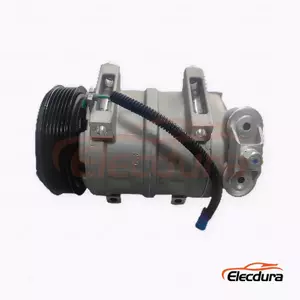 10K17A 24V PV6 117 mm wide-foot Heavy-Duty A/C Compressor for Sinotruk HOWO WP12 truck
