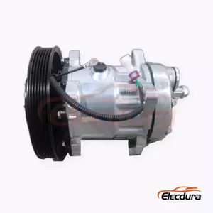 7H15 24V 6PK 170 mm Heavy-Duty A/C Compressor for Shacman Xuande X3 truck