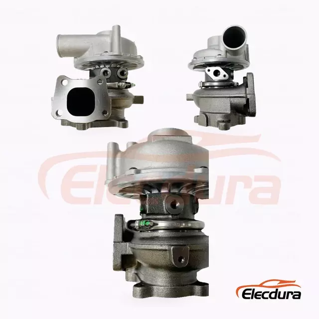 RHF55 8980302170 Turbocharger for Hitachi ZX240 Excavator — complete assembly front view