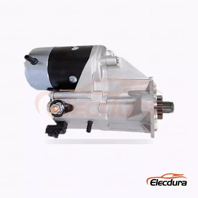 Denso-Type Visual-Match Variant L Starter Motor, Complete Side View
