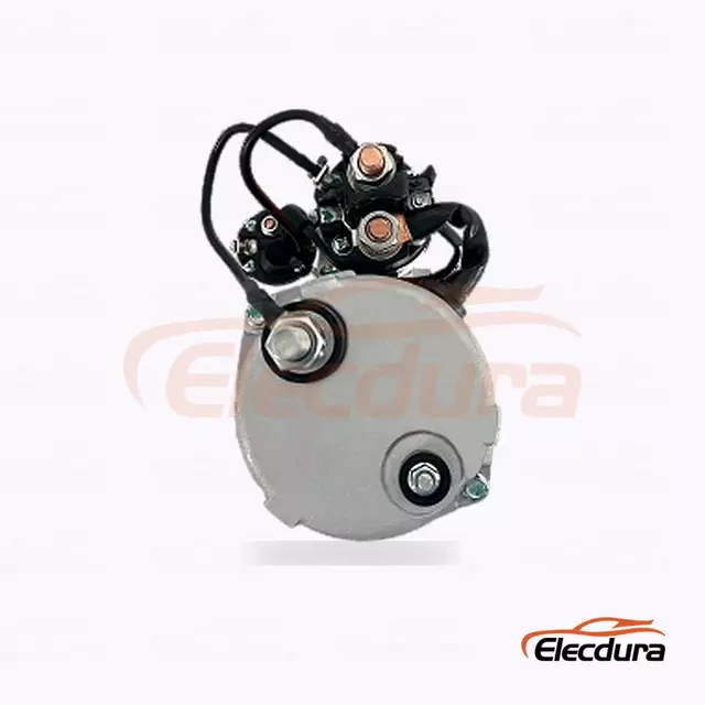 Motor Starter CW Tugas Berat 24V 9.0kW 11 Gigi, Tampilan Terminal Belakang