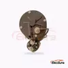 FYD02-DL 42MT Equipment Starter Motor, 24V 7.8kW 11 Teeth, Drive-End Mounting View