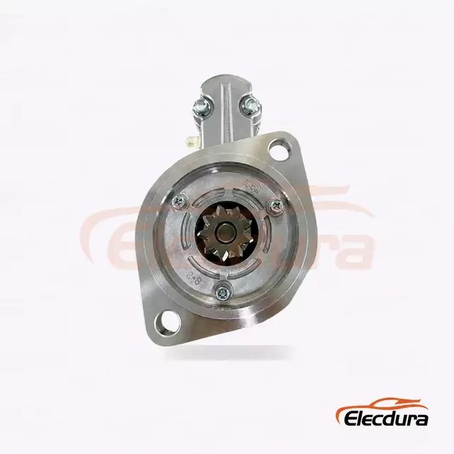 S14-211 日立型スターターモーター、12V 2.8kW 9 歯、全体側面図