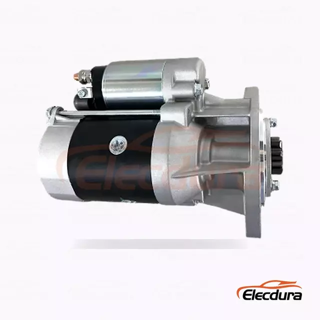 S13-404 Hitachi-Type Starter Motor, 12V 2.8kW 9 Teeth, Rear Terminal View