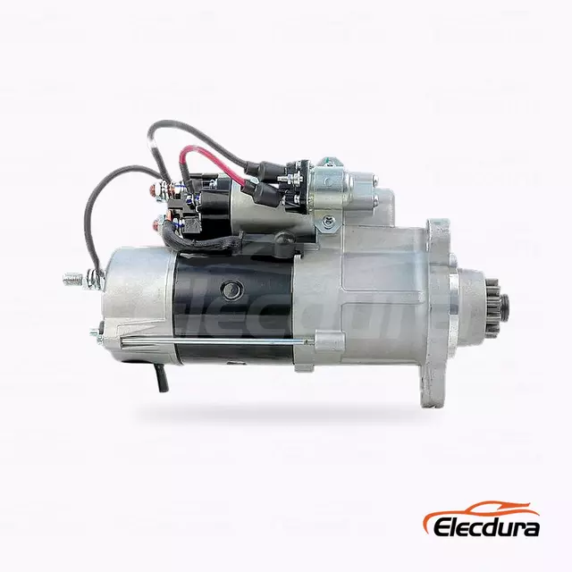 M009T70077 Caterpillar 3406 Starter Motor Distributor, Complete Side View