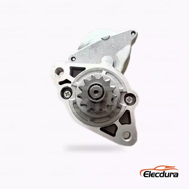 228000-7690 Kubota E75 Starter Motor Wholesale Supplier, Drive-End Front View