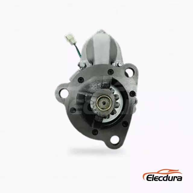 600-813-4671 Komatsu S6D170 Starter Motor Distributor, Drive-End Front View