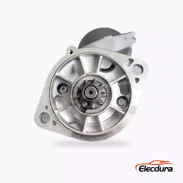 228000-1130 Isuzu 3LB1 Starter Motor Wholesale Supply, Drive-End Front View