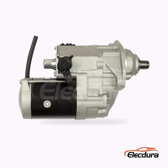 228000-6560 Moteur de d&eacute;marreur John Deere 700J 850J 24 V 7,8 kW en gros, vue lat&eacute;rale compl&egrave;te