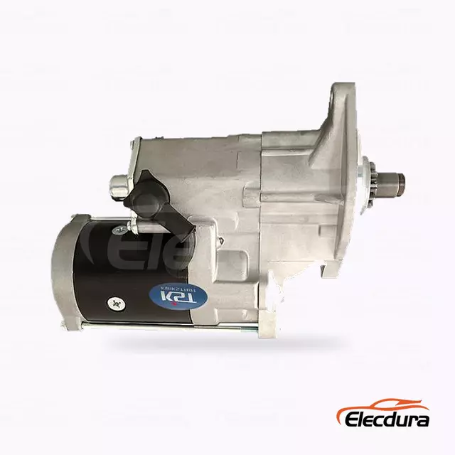 0K87T18400 Kia Rhino スターター モーター卸売 24V 5.5kW、完全な側面図