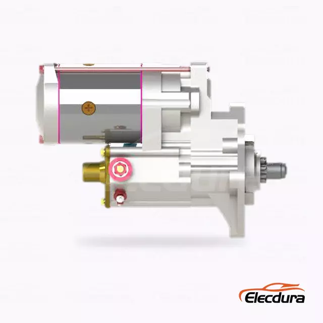 15481-63010 Motor de arranque Kubota serie M al por mayor, vista lateral completa