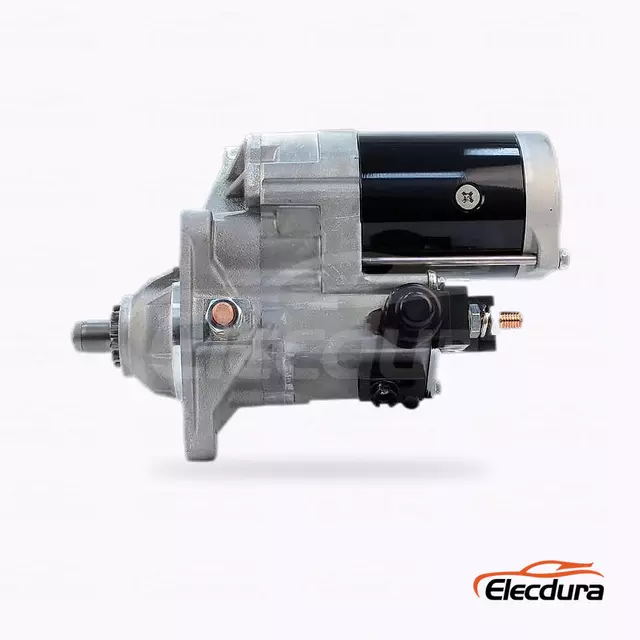 RE534934 John Deere 9870 Combine Starter Motor Wholesale, Complete Side View