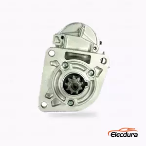 9702809500 Kubota V4000 V4300 Starter Motor for Distributors, Drive-End Front View