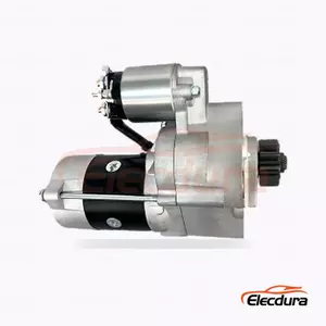 23300 5X00B Nissan Starter Motor, 12V 2.2kW 11 Teeth, Complete Side View