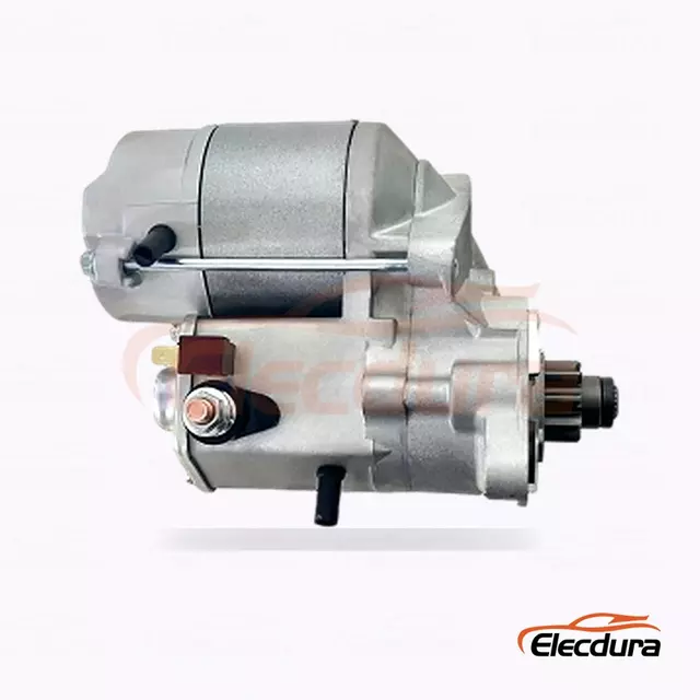 18980 Cummins B3.3 Engine Starter Motor, 12V 2.2kW 9 Teeth, Complete Side View