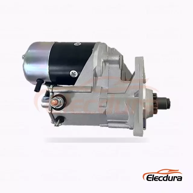 028000-9140 Hino EH700 Starter Motor Wholesale 24V, Drive-End Front View