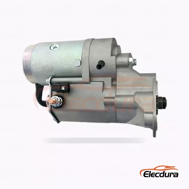 028100-54380 Motorino di avviamento diesel Mitsubishi Pickup 2.3, 12 V 2,0 kW 12 denti, vista terminale posteriore