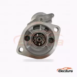 8-97112-865-2 Isuzu C240 and 4JB1 Diesel Starter Motor, 12V 2.0kW 9 Teeth, Complete Side View