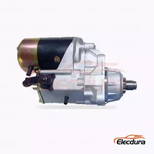 428000-5940 Dodge Ram 2500 and 3500 Truck Starter Motor, 12V 2.7kW 13 Teeth, Complete Side View