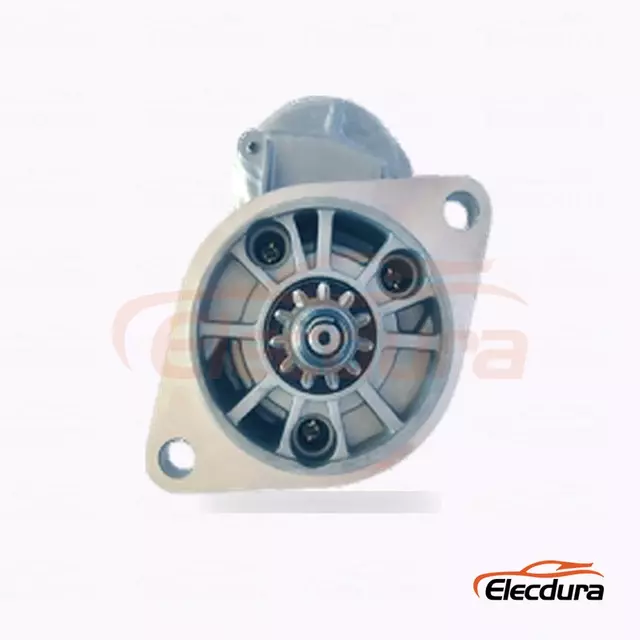 128000-1000 Motorino di avviamento per carrello elevatore Komatsu FD40, 24 V 4,5 kW 11 denti, vista laterale completa