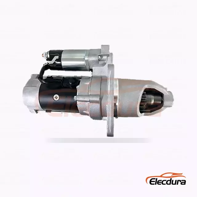 M003T95071 Mitsubishi 6D22 kraftig startmotor, 24V 5,5kW 13 t&aelig;nder, bagfra terminalvisning
