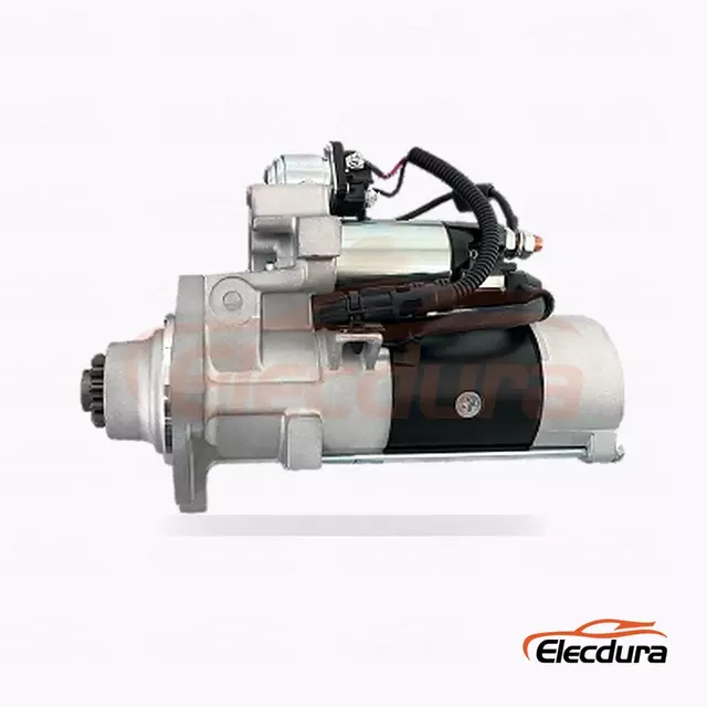 0986026040 MAN TGA トラック スターター モーター、24V 5.5kW 12 歯、完全な側面図