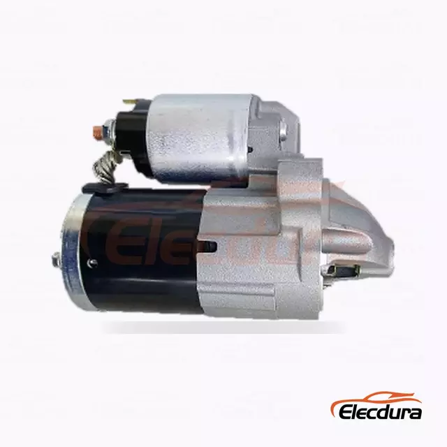 M0T39671 Rozrusznik aplikacji Mazda, 12 V, 1,4 kW, 11 zęb&oacute;w, widok z tyłu zacisku