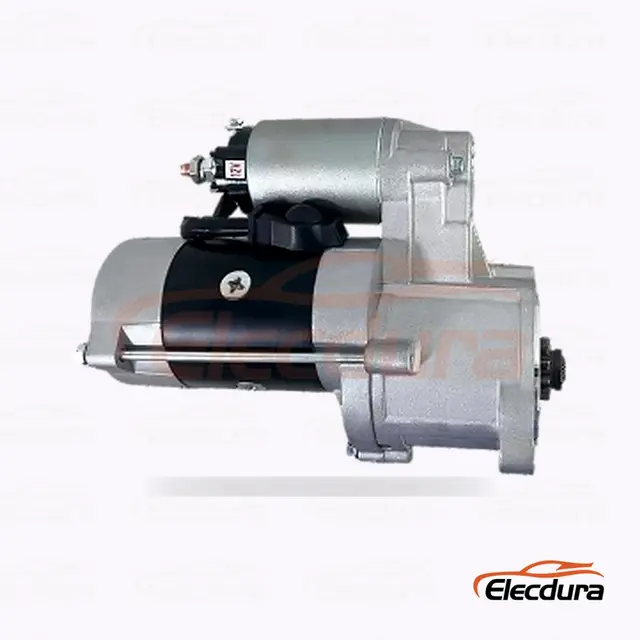 M2T74171 Mitsubishi 4D56 magas fogasker&eacute;k Ind&iacute;t&oacute;motor , 12V 2.2 kW 10 fogas, teljes oldaln&eacute;zet