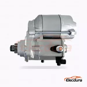 228000-2260 Honda and Acura using Denso Starter Motor, 12V 1.4kW 9 Teeth, Complete Side View