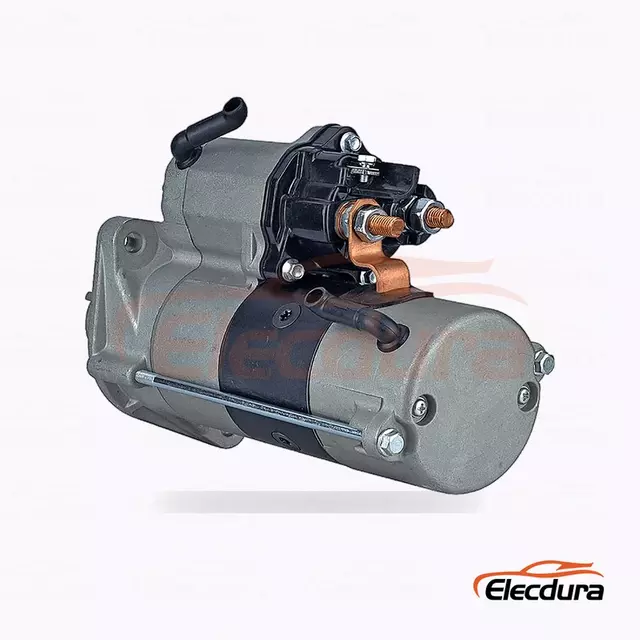 4996707 Moteur de d&eacute;marreur Cummins ISB6.7 24 V 4,8 kW 10T en gros, vue lat&eacute;rale compl&egrave;te