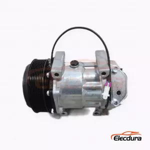 7H15 24V 8PK 132 mm Heavy-Duty A/C Compressor for Sunward wide-body mining truck
