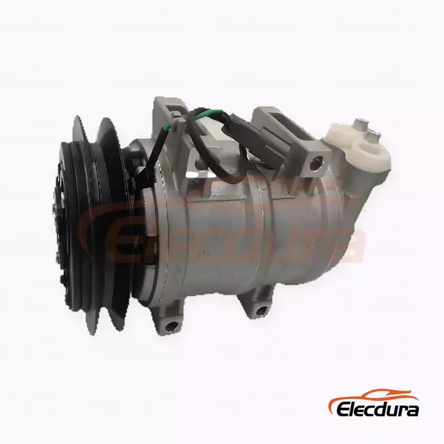 10K17A 24V B1 Heavy-Duty A/C Compressor for Hitachi EX330 excavator rear-position configuration